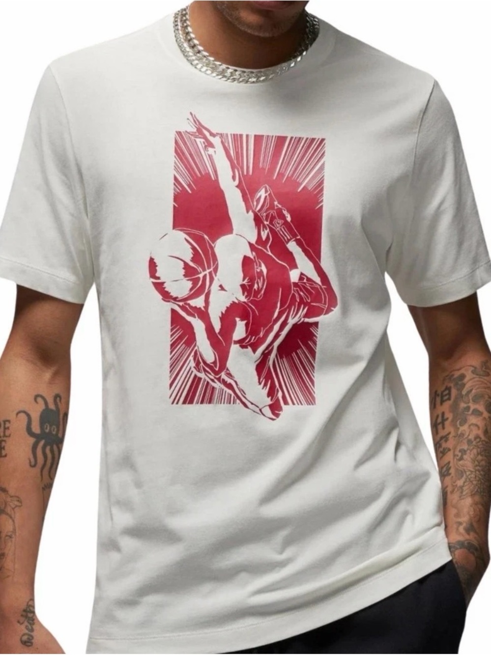 Nike Air Jordan Cosmic Flight Graphic Tee Mens Large